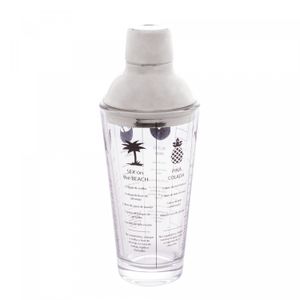 Coqueteleira de Vidro com Tampa de Aço Inox Coimbra 450ml - Lyor