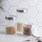 Porta-Mantimento-de-Vidro-com-Tampa-de-Aco-Inox-e-Acrilico-Sydney-12L-Lyor