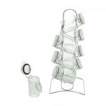 Conjunto-8-Potes-para-Temperos-de-Vidro-com-Tampa-Hermetica-e-Suporte-de-Metal-Cromado-Lyor