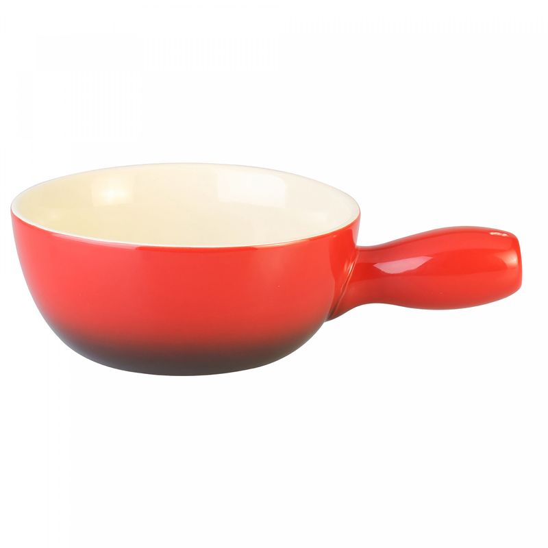 Aparelho-de-Fondue-8-Pecas-para-Queijo-de-Ferro-com-Pintura-Epoxy-e-Ceramica-Vermelho-Lyor