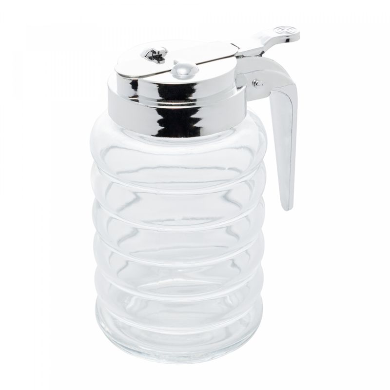 Meleira-de-Vidro-com-Tampa-de-Plastico-Cromada-280ml-Lyor