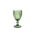 Conjunto-6-Tacas-de-Agua-de-Vidro-Diamond-Verde-320ml-Lyor