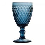 Conjunto-6-Tacas-de-Agua-de-Vidro-Bico-de-Abacaxi-Azul-325ml-Lyor