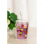 Copo-de-Vidro-Borossilicato-com-Tampa-e-Canudo-Fruits-360ml-Lyor