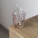 Copo-de-Vidro-Borossilicato-com-Tampa-e-Canudo-Love-360ml-Lyor