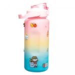 Garrafa-Squeeze-de-Policarbonato-com-Alca-Porta-Celular-e-Cartelas-de-Adesivos-Tie-Dye-2L-Lyor