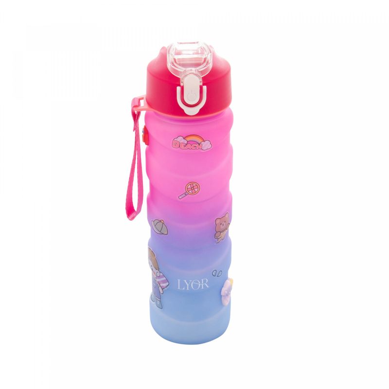 Garrafa-Squeeze-de-Policarbonato-Wave-Vermelha-e-Azul-com-Cartelas-de-Adesivos-680ml-Lyor