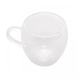 Conjunto 2 Xícaras de Café Parede Dupla de Vidro Borossilicato Modern 80ml - Lyor