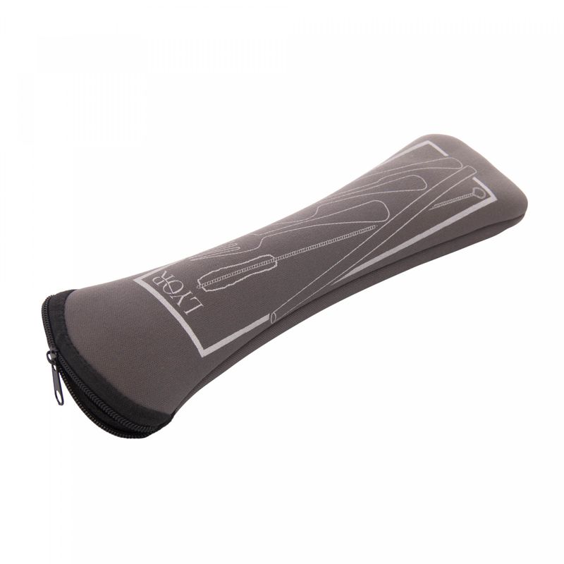 Conjunto-6-Pecas-Estojo-de-Neoprene-Cinza-com-3-Talheres-Positano-Canudo-e-Escovinha-Lyor