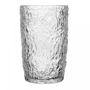Copo Alto de Cristal Martelado Petra 330ml - Lyor