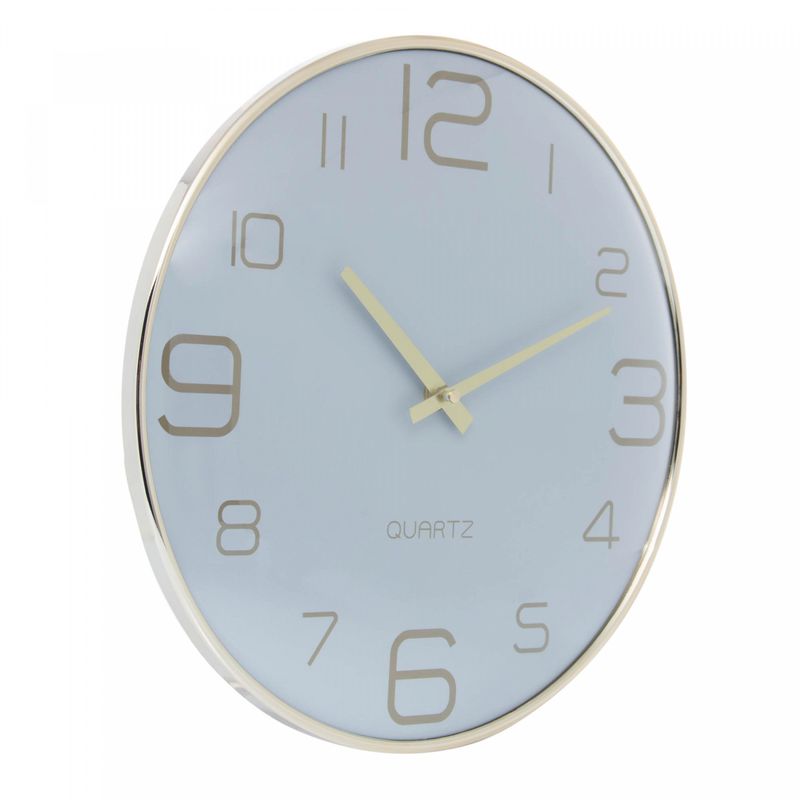 Relogio-de-Parede-de-Plastico-Chronos-Branco-com-Dourado-305cm-x-46cm-Lyor