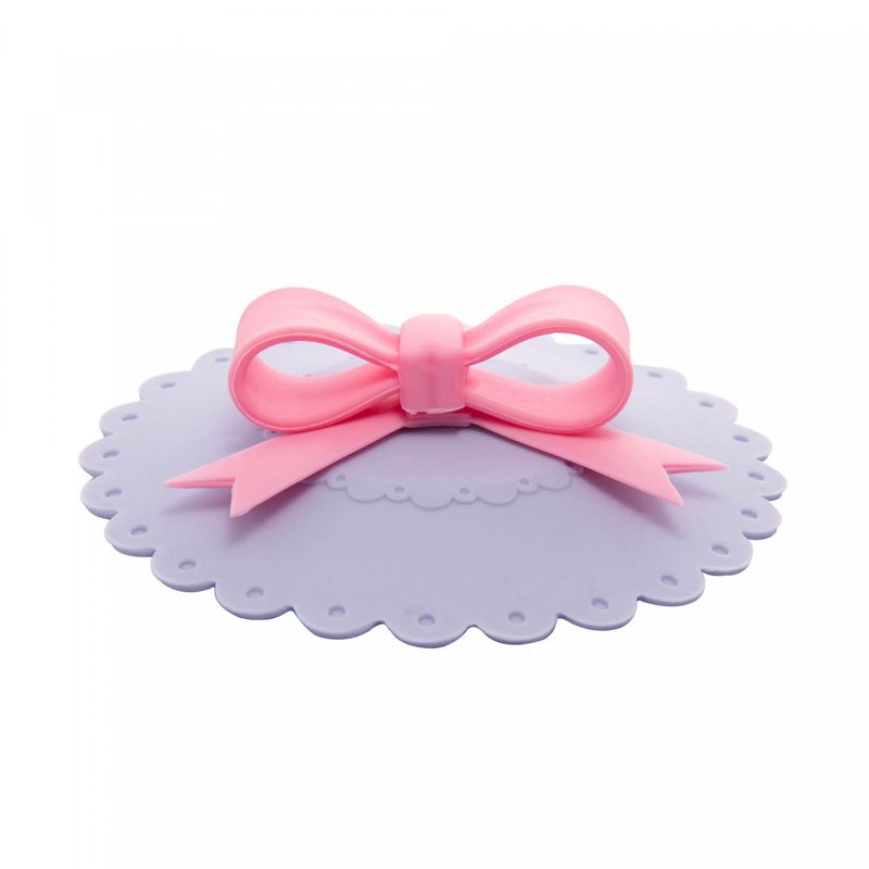 Tampa-de-Silicone-para-Copos-e-Xicaras-com-Puxador-de-Laco-Rosa-e-Azul-105cm-Lyor