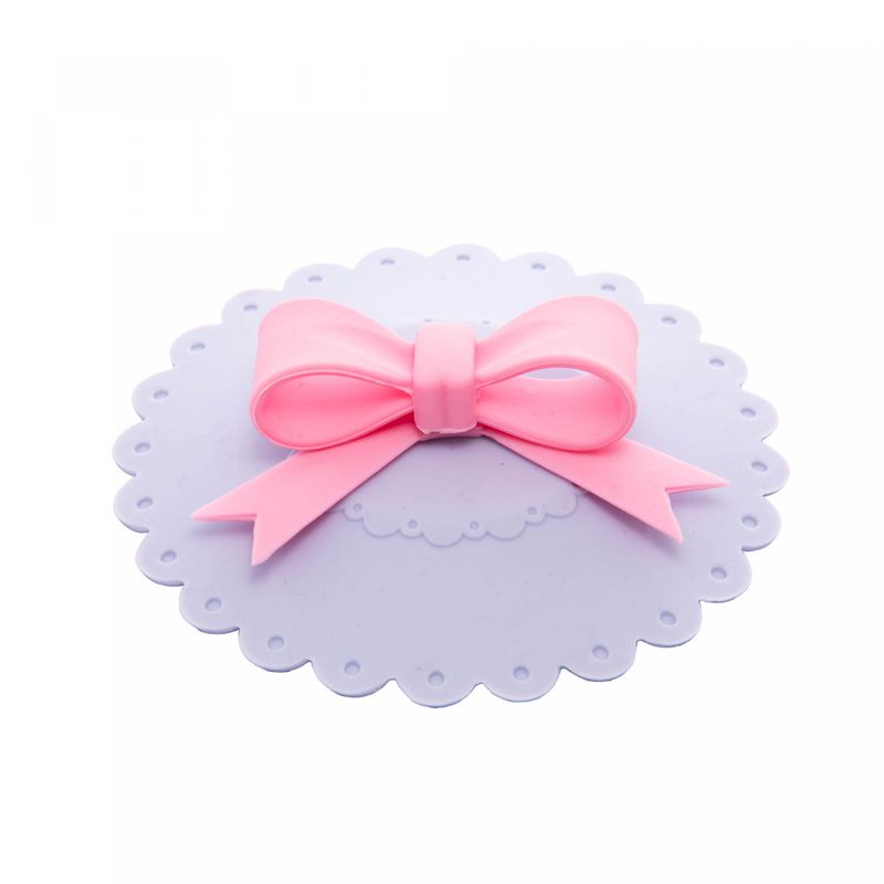 Tampa-de-Silicone-para-Copos-e-Xicaras-com-Puxador-de-Laco-Rosa-e-Azul-105cm-Lyor