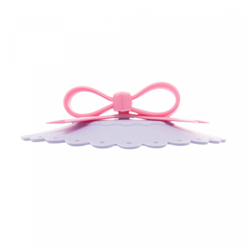 Tampa-de-Silicone-para-Copos-e-Xicaras-com-Puxador-de-Laco-Rosa-e-Azul-105cm-Lyor