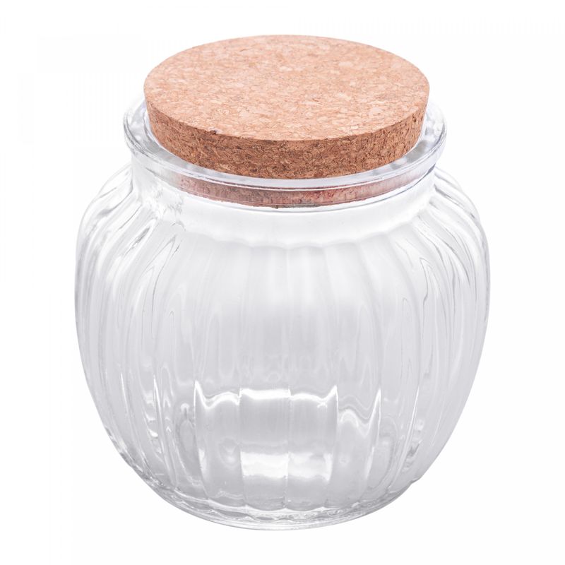 Pote-de-Vidro-com-Tampa-de-Rolha-Classic-600ml-Lyor