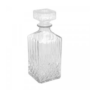 Garrafa para Whisky de Vidro Diamante 900ml - Lyor