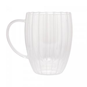 Conjunto 2 Canecas de Chá Parede Dupla de Vidro Borossilicato Classic 270ml - Lyor