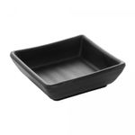 Porta-Shoyu-Quadrado-de-Melamina-Toquio-Preto-7cm-x-7cm-x-2cm-Lyor