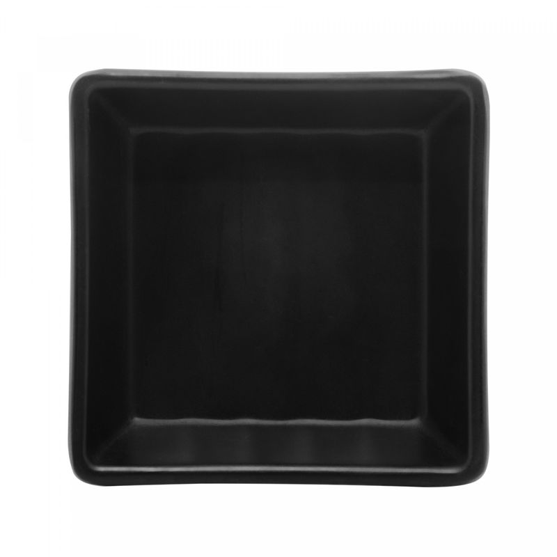 Porta-Shoyu-Quadrado-de-Melamina-Toquio-Preto-7cm-x-7cm-x-2cm-Lyor