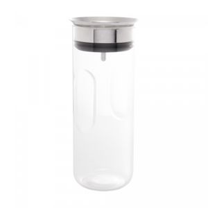 Garrafa de Vidro Borossilicato Resistente ao Calor com Tampa Gravitacional 1,1L - Lyor