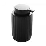 Porta-Sabonete-Liquido-de-Ceramica-Nordico-Preto-300ml-Lyor