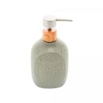 Porta-Sabonete-Liquido-de-Ceramica-Granilite-Bath-Cinza-430ml-Lyor