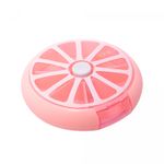 Porta-Comprimidos-Giratorio-de-Plastico-Rosa-9cm-x-9cm-x-25cm-Lyor