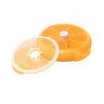 Porta-Comprimidos-Giratorio-de-Plastico-Laranja-9cm-x-9cm-x-25cm-Lyor