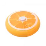 Porta-Comprimidos-Giratorio-de-Plastico-Laranja-9cm-x-9cm-x-25cm-Lyor