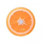 Porta-Comprimidos-Giratorio-de-Plastico-Laranja-9cm-x-9cm-x-25cm-Lyor