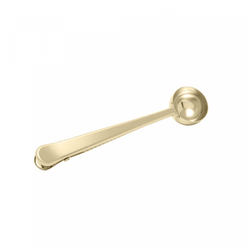 Colher-Medidora-de-Aco-Inox-com-Prendedor-Clipe-Dourada-17cm-Lyor
