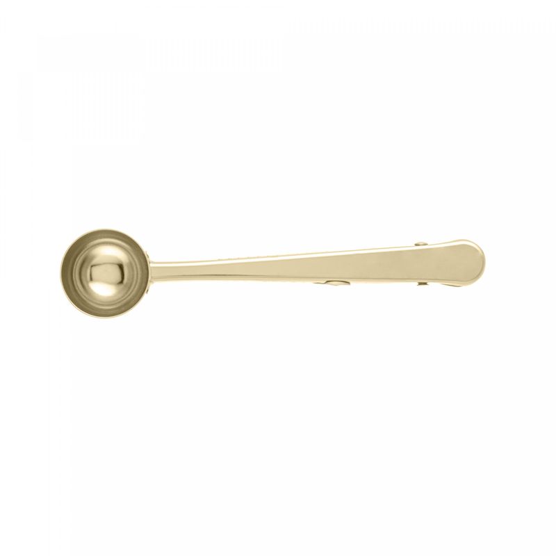 Colher-Medidora-de-Aco-Inox-com-Prendedor-Clipe-Dourada-17cm-Lyor