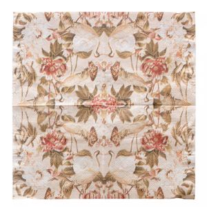 Conjunto de 20 Guardanapos de Papel Estampado Heron 25cm x 25cm - Lyor