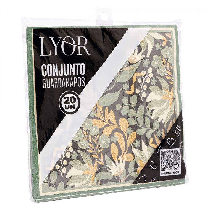 Conjunto-de-20-Guardanapos-de-Papel-Estampado-Green-Garden-33cm-x-33cm-Lyor