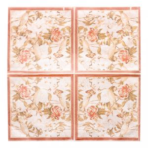 Conjunto de 20 Guardanapos de Papel Estampado Heron 33cm x 33cm - Lyor