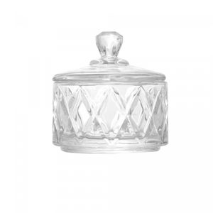 Potiche de Cristal Deli Diamond 6,5cm x 6,5cm x 7cm - Lyor