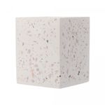 Organizador-Quadrado-de-Marmore-Terrazo-Branco-8cm-x-8cm-x-10cm-Lyor