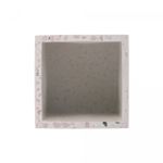 Organizador-Quadrado-de-Marmore-Terrazo-Branco-8cm-x-8cm-x-10cm-Lyor