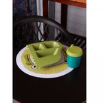 Conjunto-de-Prato-com-2-Talheres-de-Bambu-e-PP-Baby-Dino-Verde-Lyor