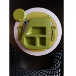 Conjunto-de-Prato-com-2-Talheres-de-Bambu-e-PP-Baby-Dino-Verde-Lyor