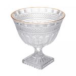 Centro-de-Mesa-com-Pe-de-Cristal-E-Fio-de-Ouro-Brandon-26cm-x-26cm-x-255cm-Lyor