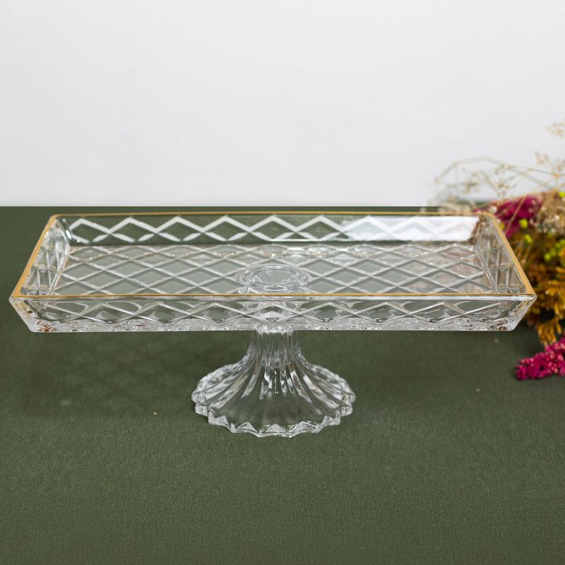 Travessa-para-Servir-de-Cristal-com-Pe-Deli-Diamond-345cm-x-185cm-x-115cm-Lyor