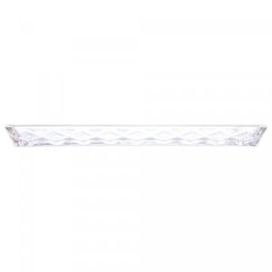 Travessa para Servir de Cristal Deli Diamond 28,5cm x 14,5cm x 2cm - Lyor
