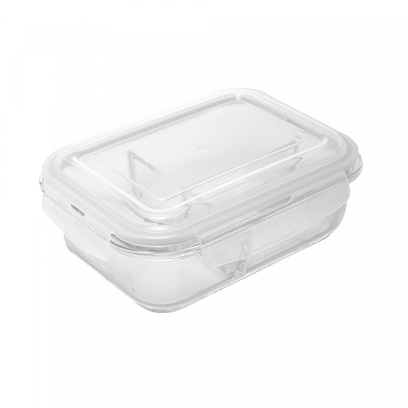 Pote-Hermetico-com-2-Divisorias-de-Vidro-Borossilicato-Resistente-A-Calor-com-Tampa-Plastica-1L-