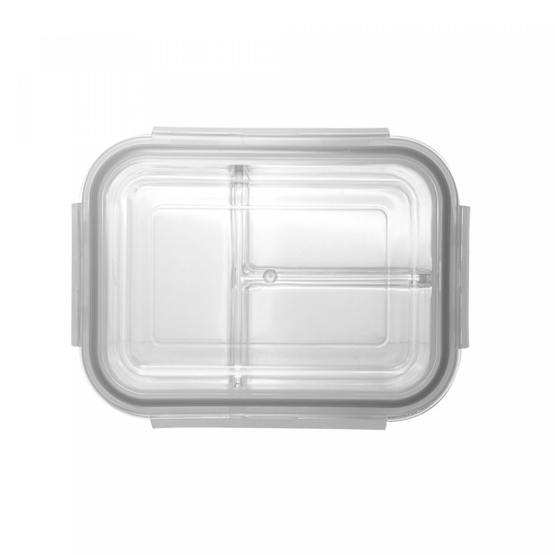 Pote-Hermetico-com-2-Divisorias-de-Vidro-Borossilicato-Resistente-A-Calor-com-Tampa-Plastica-1L-