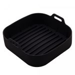 Forma-Quadrada-de-Silicone-para-Air-Fryer-Preta-16cm-x-55cm-Lyor