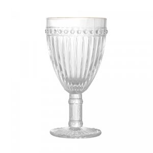 Taça para Água de Vidro com Fio de Ouro Empire 325ml - Lyor