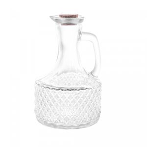 Garrafa para Azeite de Vidro com Tampa de Rolha 380ml - Lyor