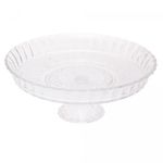 Prato-para-Bolo-de-Vidro-com-Pe-Angel-30cm-x-15cm-Lyor