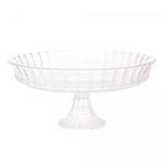 Prato-para-Bolo-de-Vidro-com-Pe-Angel-30cm-x-15cm-Lyor